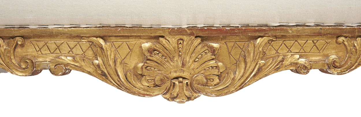 large gilded antique sofa 37j blog 1