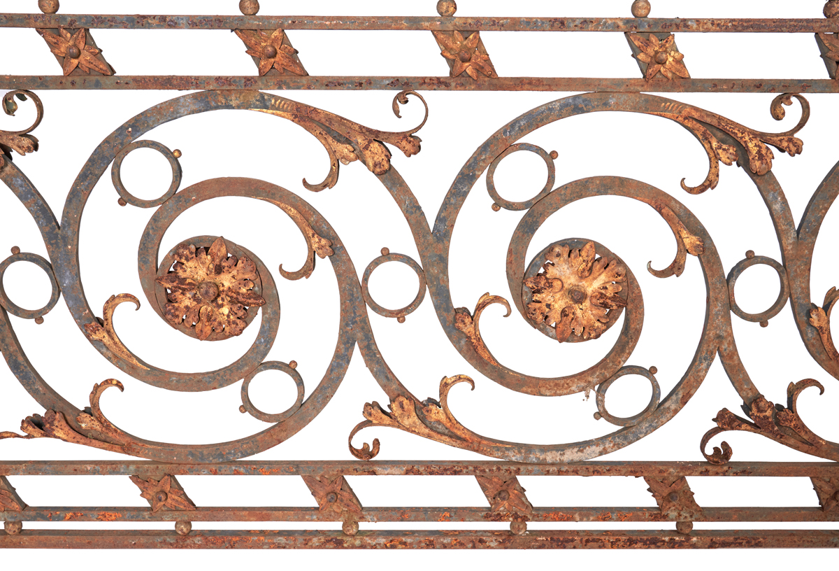 architectural antiques iron balustrade blog