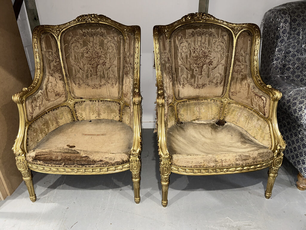 7 Questions to Ask When Upholstering French Antiques 17 Before Restoration