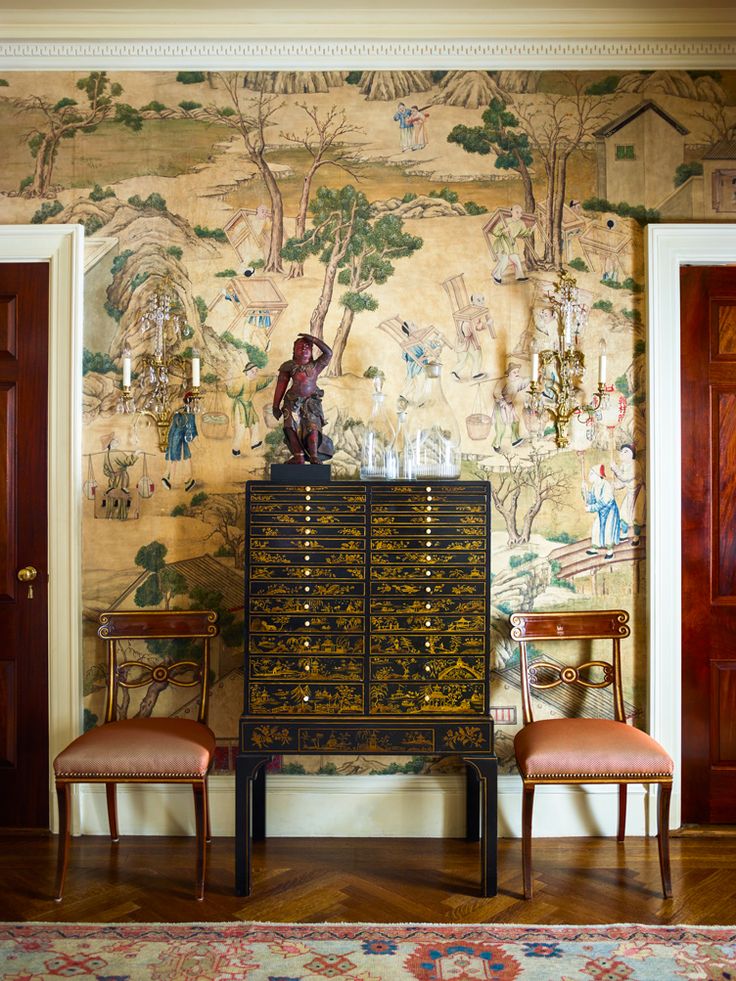 Chinese Wallpaper  Fascinating Chinoiserie décor to impress