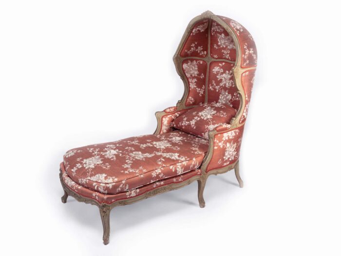 19th century French Louis XV Chaise Longue - Image 7