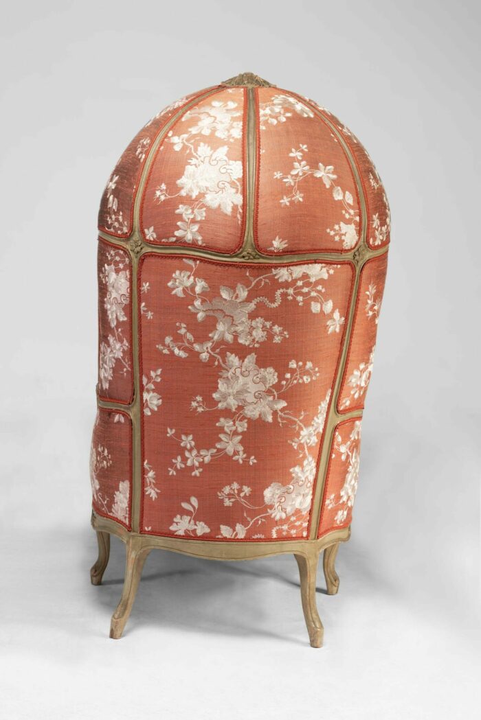 19th century French Louis XV Porters Chaise - Image 4