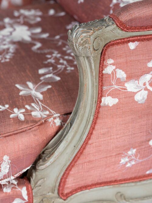 18th Century French Decorated Chaise longue c 1 scaled