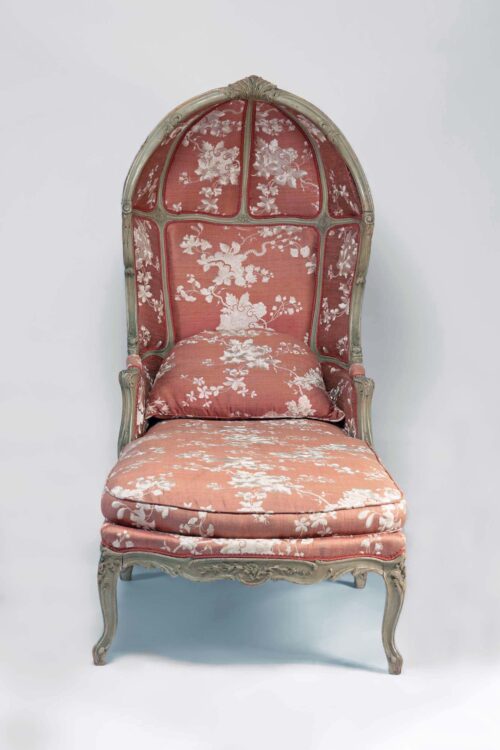 18th Century French Decorated Chaise longue d