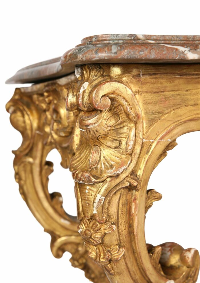18th Century French Rococco Console Table - Image 4