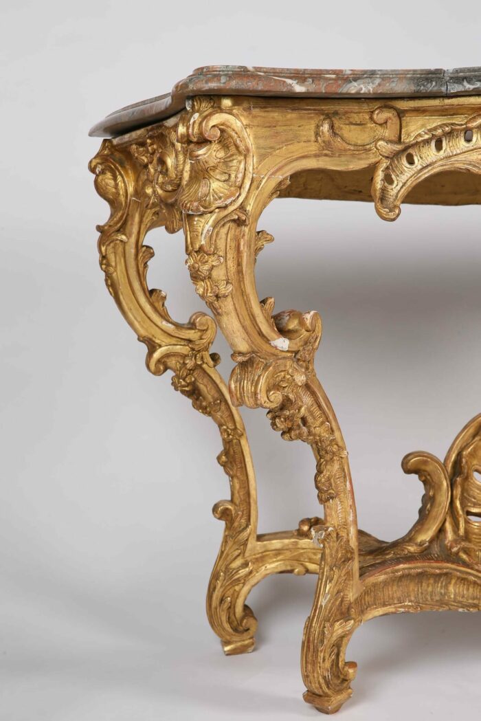 18th Century French Rococco Console Table - Image 5