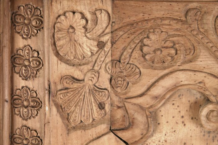 18th Century Spanish Oak Armoire - Image 9