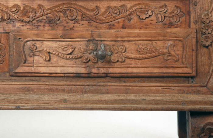 18th Century Spanish Oak Armoire - Image 6