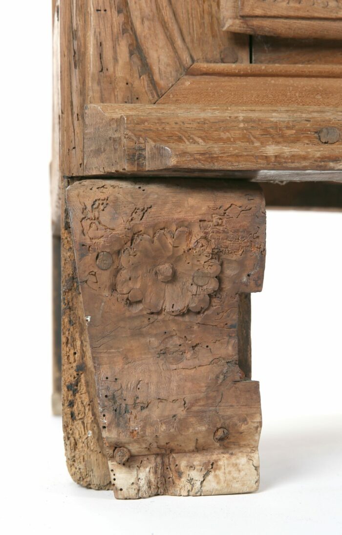 18th Century Spanish Oak Armoire - Image 3