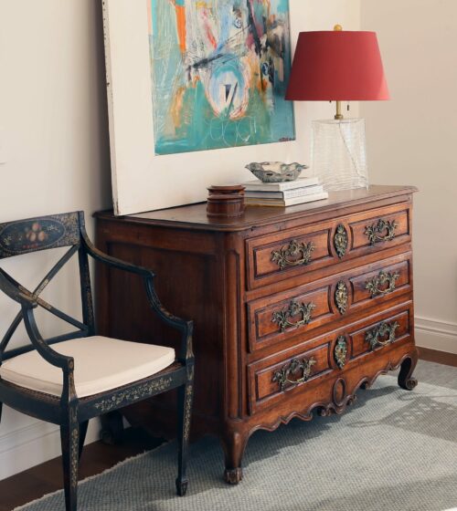 18th century french walnut commode L85PT b scaled