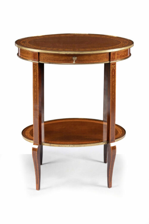 19th Century English Inlaid Occasional Table 2316Q 1 scaled