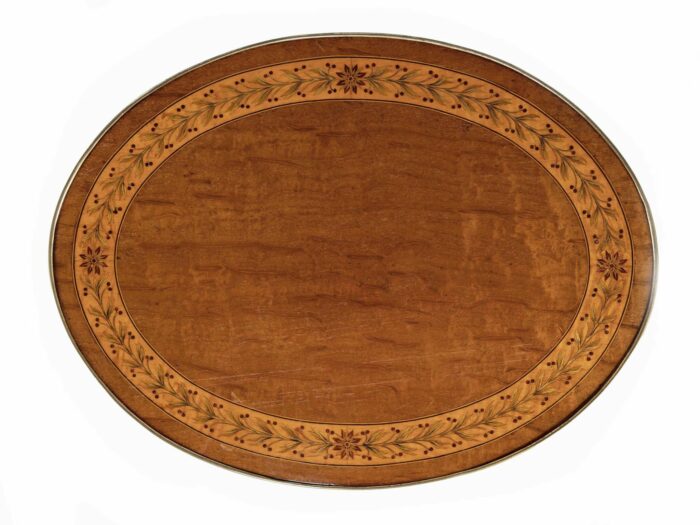 19th Century Satinwood Inlaid Occasional Table - Image 3