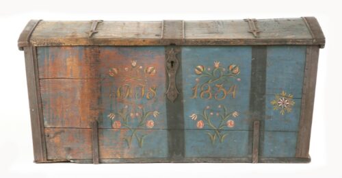 Folk-Art-Antique-Dowry-Chest