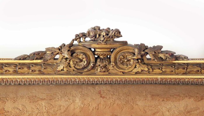19th Century French Decorated Louis XVI Settee - Image 5