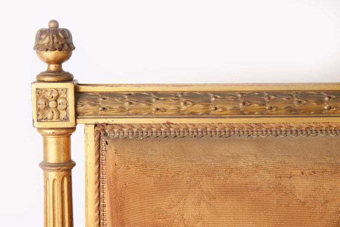 19th Century French Decorated Louis XVI Settee - Image 4