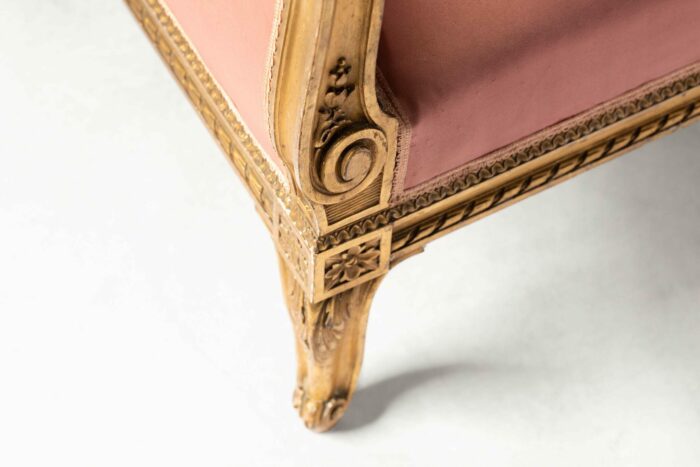 19th Century French Gilded Window Seat - Image 7