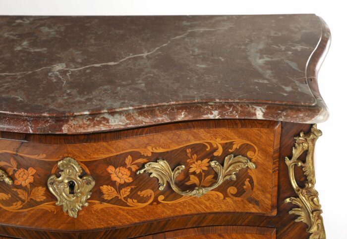 19th Century French Marquetry Commode - Image 10
