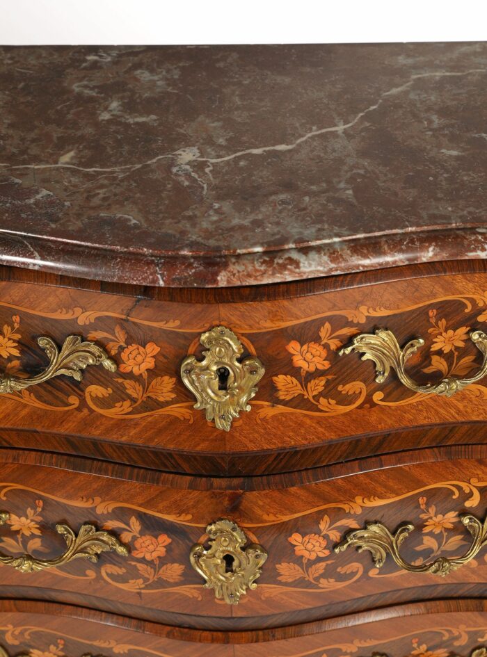 19th Century French Marquetry Commode 2123O g