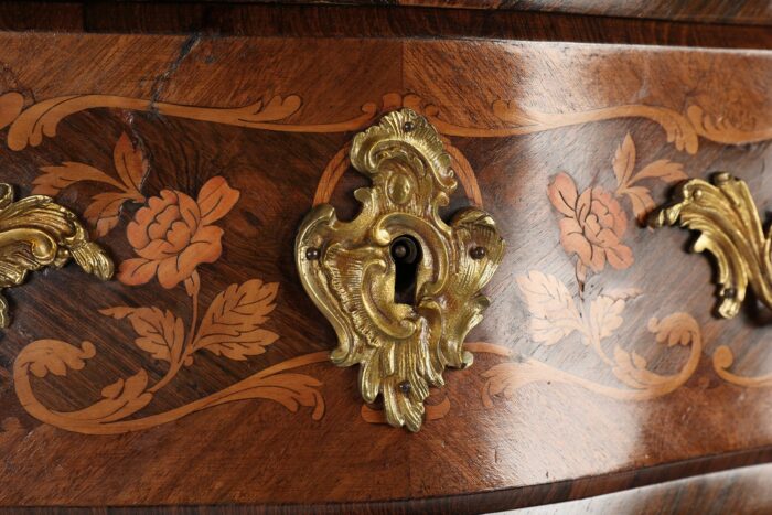 19th Century French Marquetry Commode - Image 8