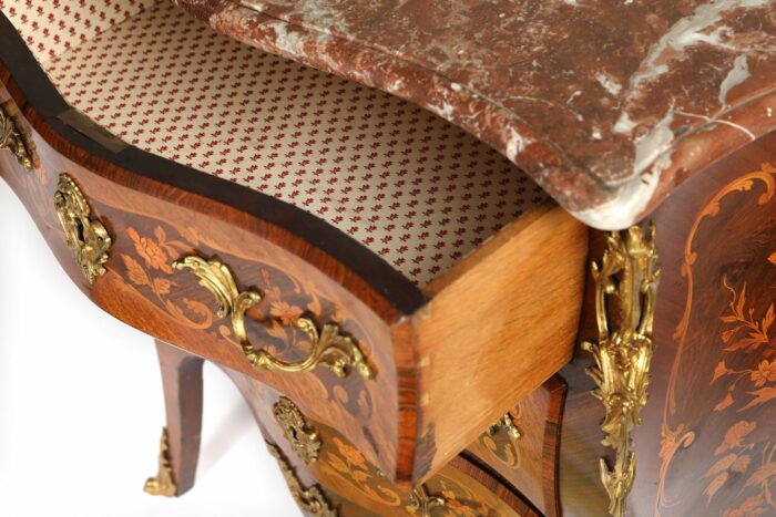 19th Century French Marquetry Commode - Image 5