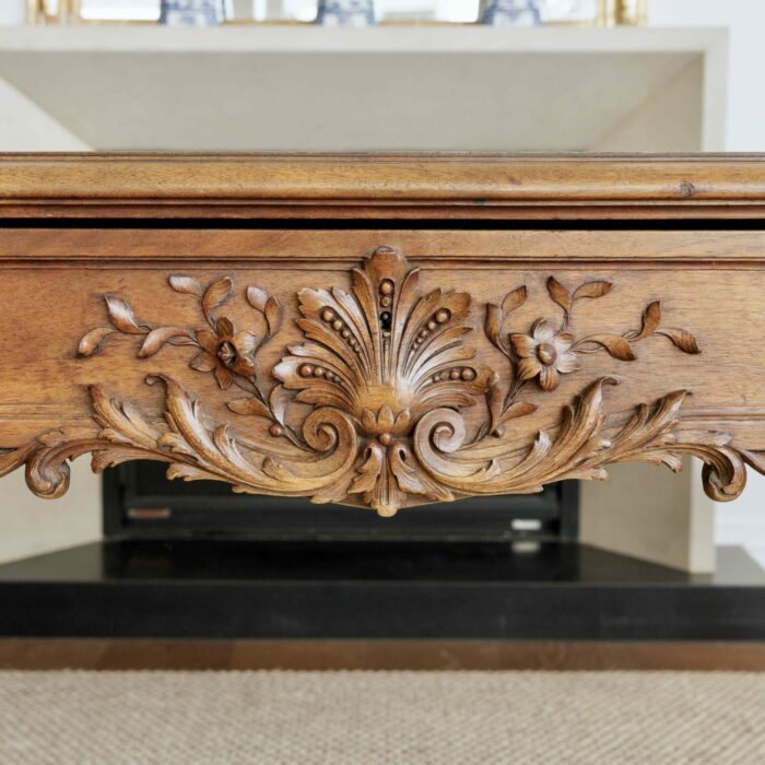 19th Century French Walnut Bureau Plat - Image 4