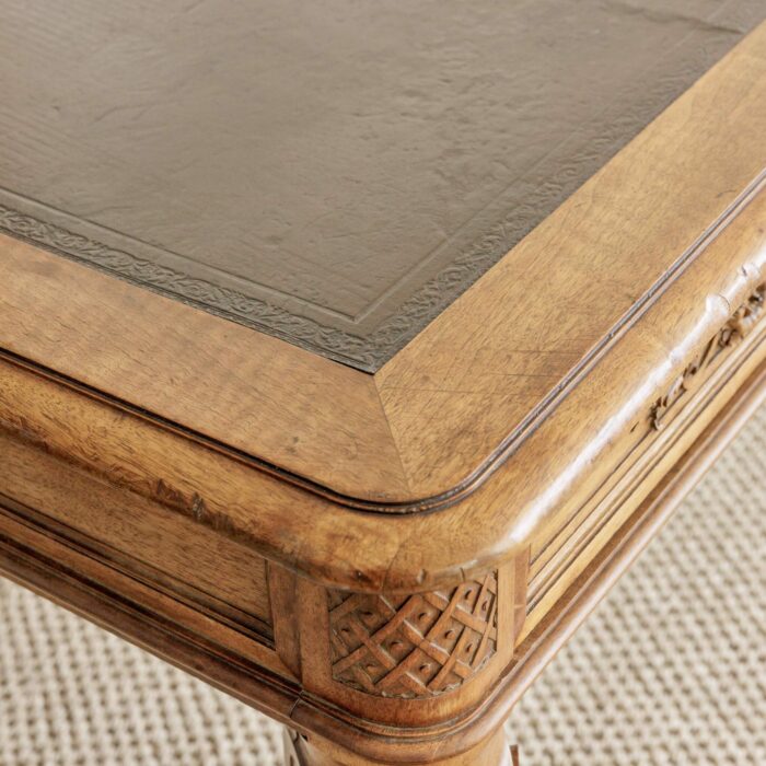 19th Century French Walnut Bureau Plat - Image 6