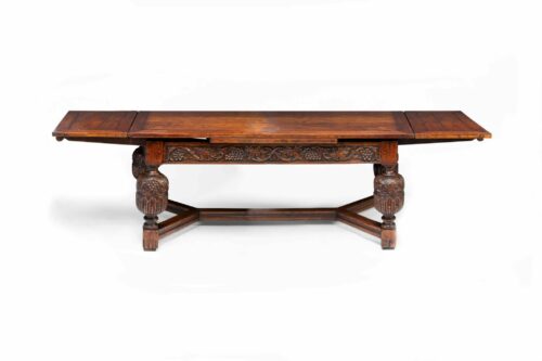 19th century english oak refectory table 2318Q 2 scaled