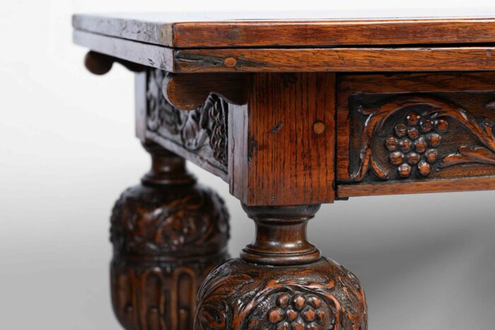 19th Century Oak Refectory Table - Image 7