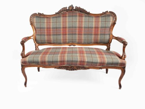 19th century french louis xv settee 2306Q a scaled