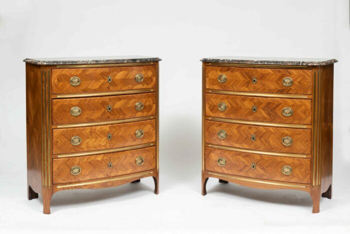 Pair Small French Commodes