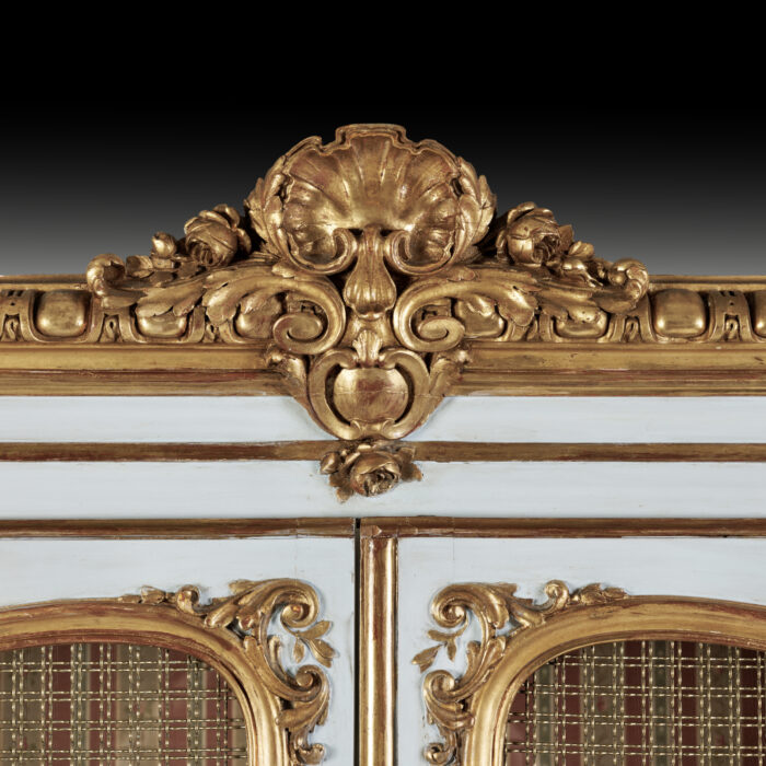 Early 18th Century French Parcel Gilt Armoire - Image 2