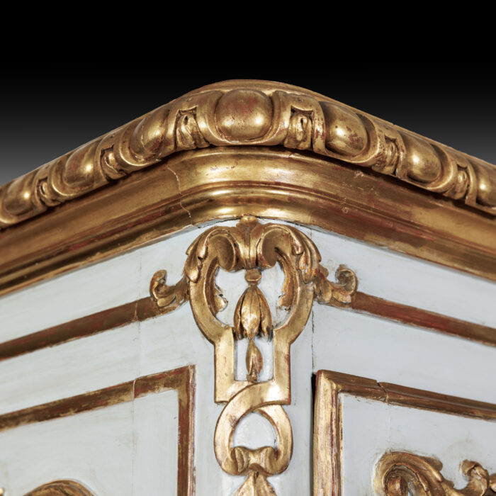 Early 18th Century French Parcel Gilt Armoire - Image 9