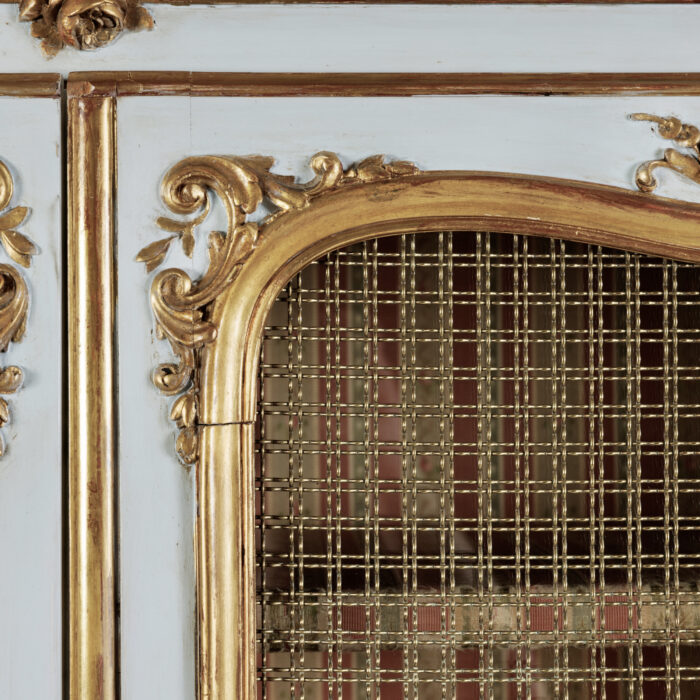 Early 18th Century French Parcel Gilt Armoire - Image 7
