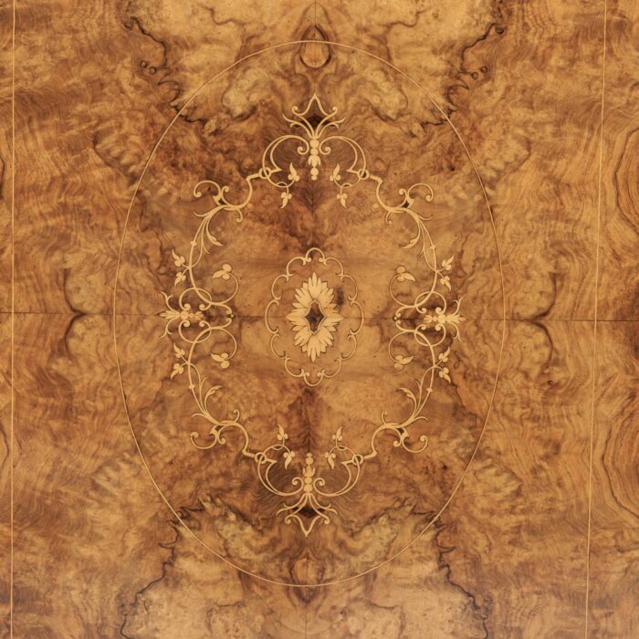 19th Century Antique English Walnut Side Cabinet - Image 3