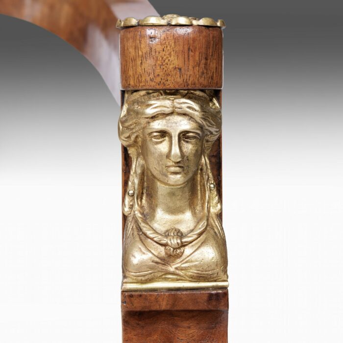 19th Century French Empire Desk Chair - Image 7