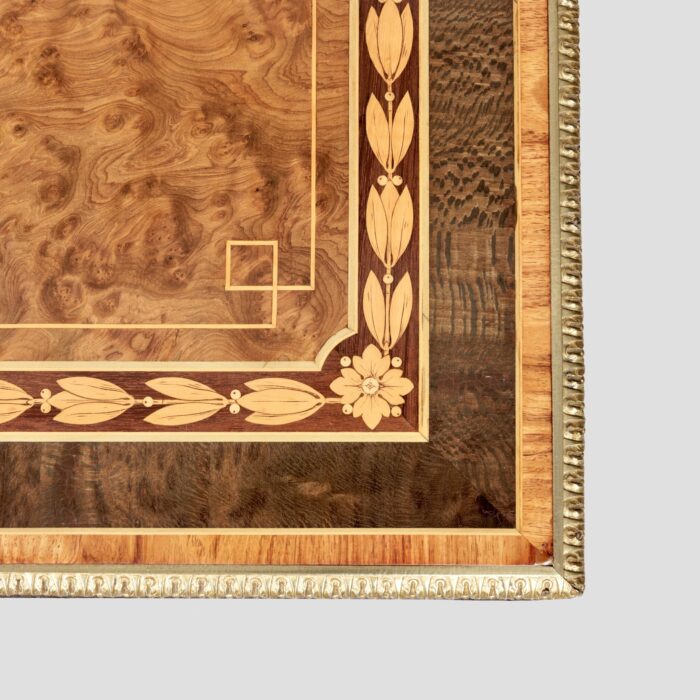 19th Century English Marquetry Card Table