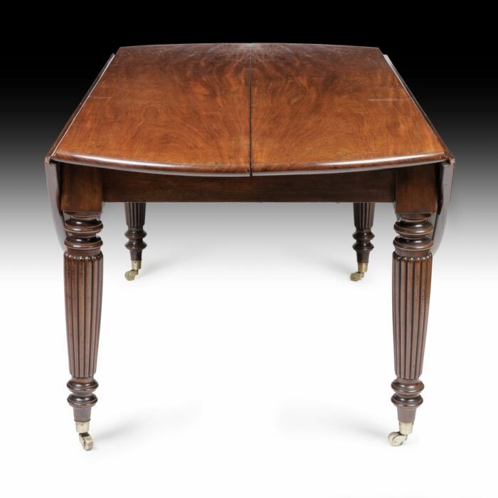 19th Century English Dropside Extension Dining - Image 6