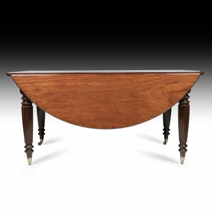 19th Century English Dropside Extension Dining - Image 2