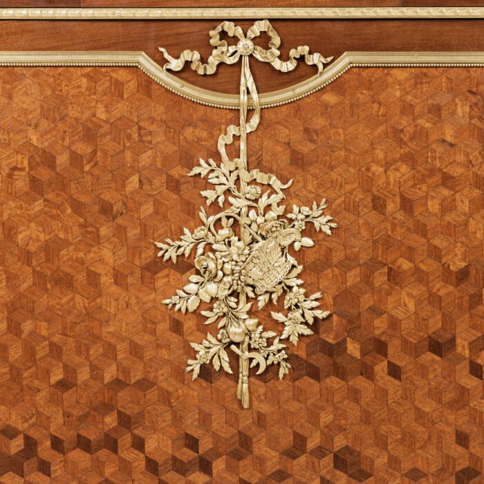 Exceptional 19th Century French Parquetry Side Cabinet - Image 3