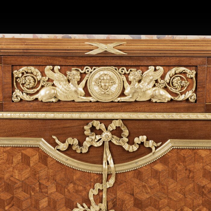 Exceptional 19th Century French Parquetry Side Cabinet - Image 9