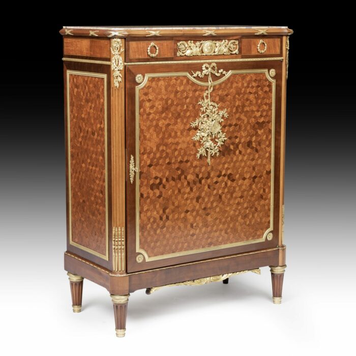 French-parquetry-side-cabinet
