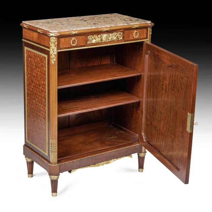 Exceptional 19th Century French Parquetry Side Cabinet - Image 18