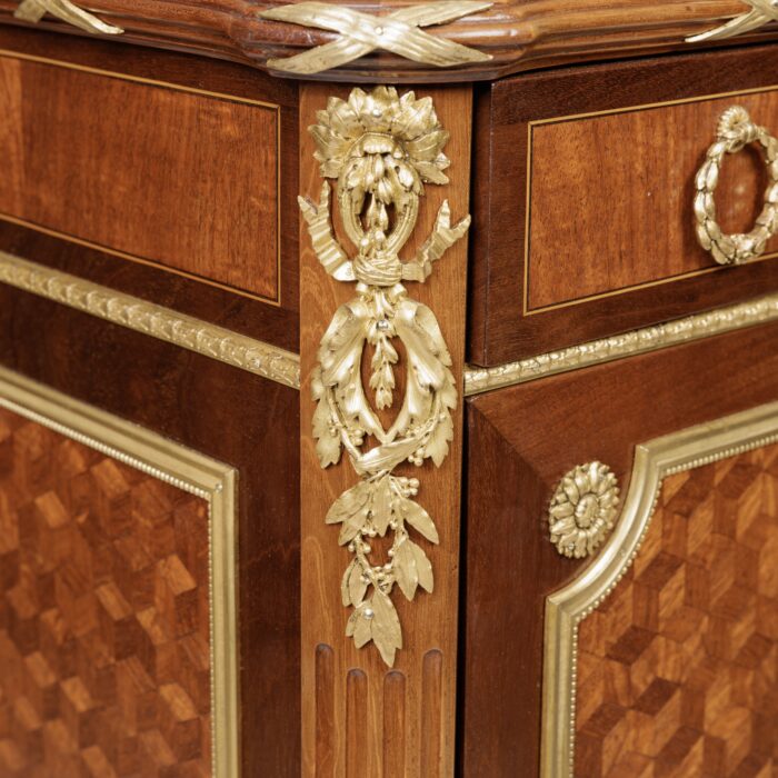 Exceptional 19th Century French Parquetry Side Cabinet - Image 12