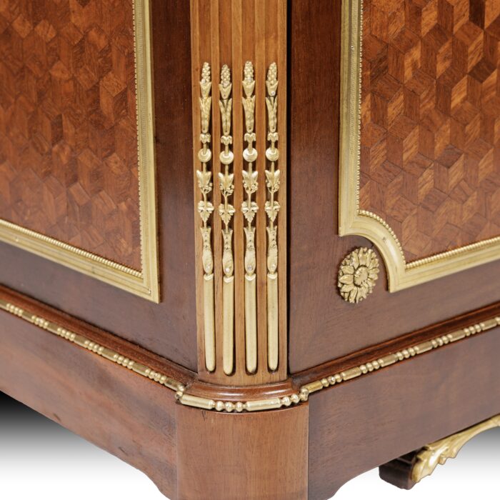 Exceptional 19th Century French Parquetry Side Cabinet - Image 4