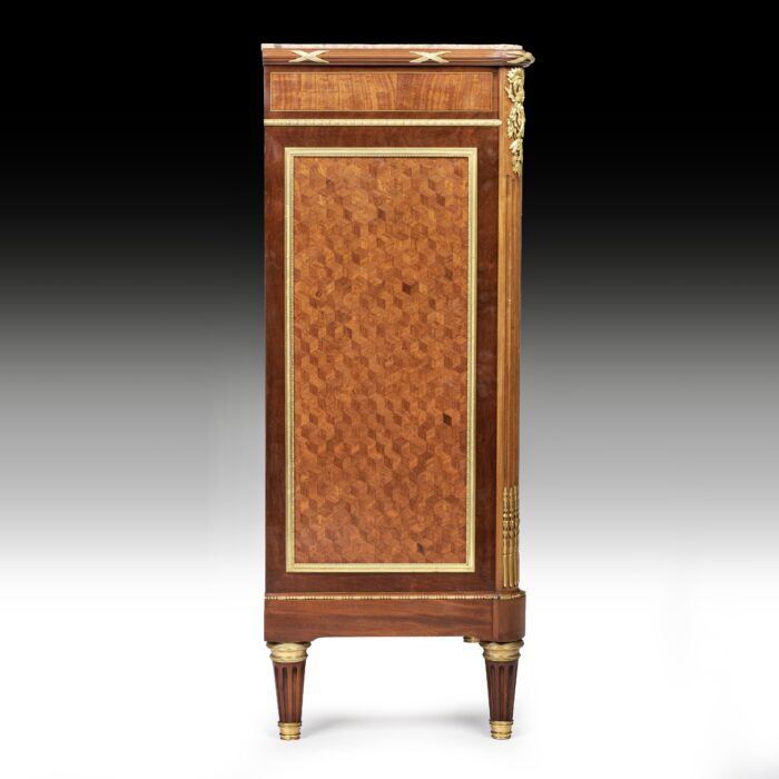 Exceptional 19th Century French Parquetry Side Cabinet - Image 11