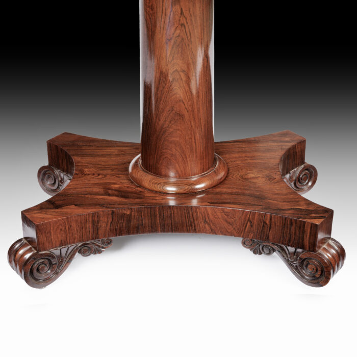 Pair 19th Century English William IV Card Tables - Image 6