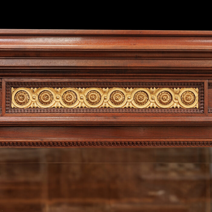 19th Century French Louis XVI Break-Front Bookcase - Image 6