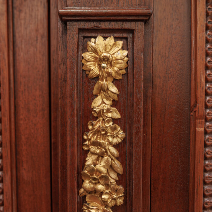 19th Century French Louis XVI Break-Front Bookcase - Image 3