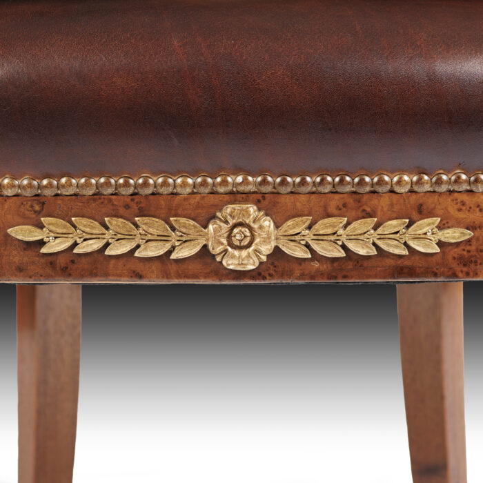 19th Century French Empire Desk Chair - Image 3