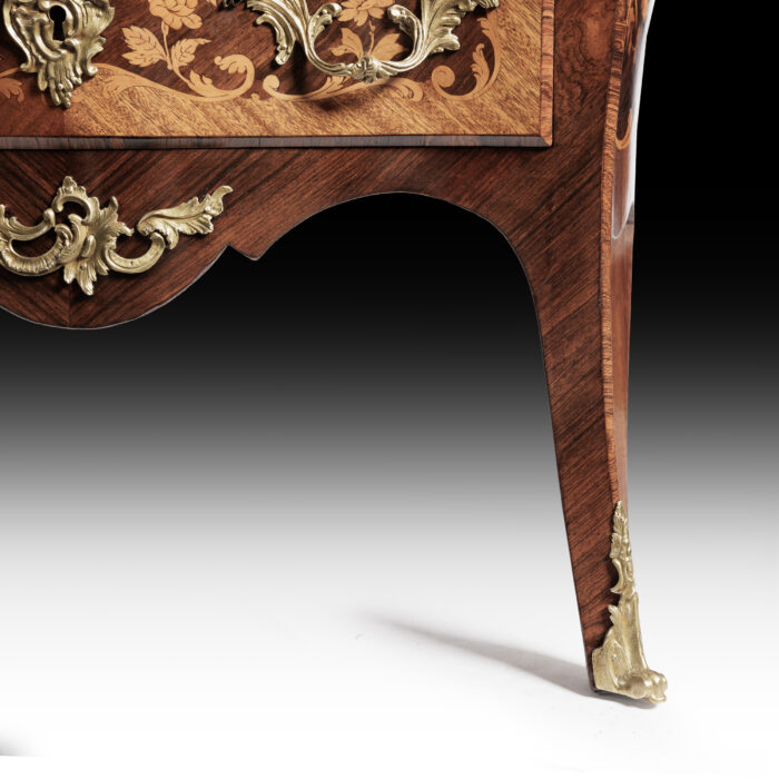 19th Century French Marquetry Commode - Image 11